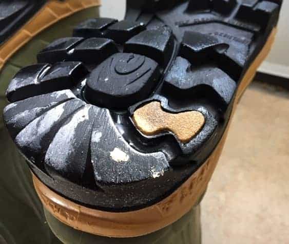 Heel tread of Cofra rubber boot