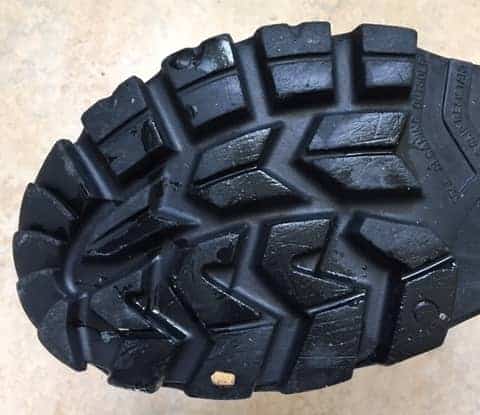 Tread of Cofra rubber boots