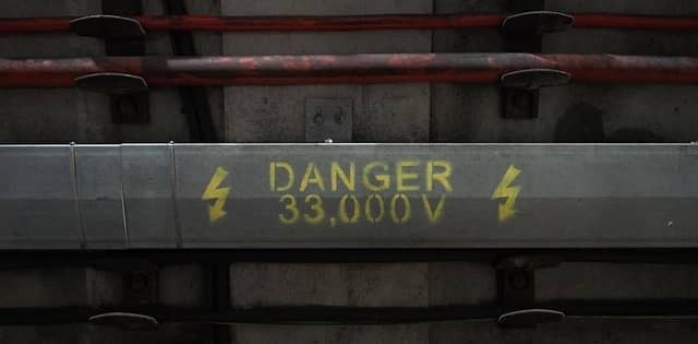 High Voltage Safety Sign